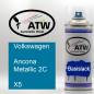 Preview: Volkswagen, Ancona Metallic 2C, X5: 400ml Sprühdose, von ATW Autoteile West.